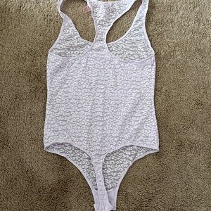 Victoria's Secret Lace Bodysuit in White